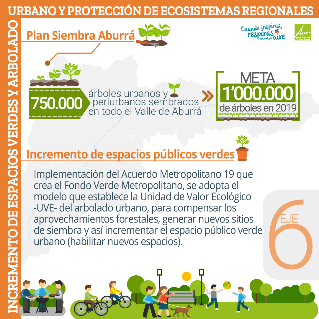 6.1 Protección, restauración y restitución de arbolado urbano, espacio público y ecosistemas.